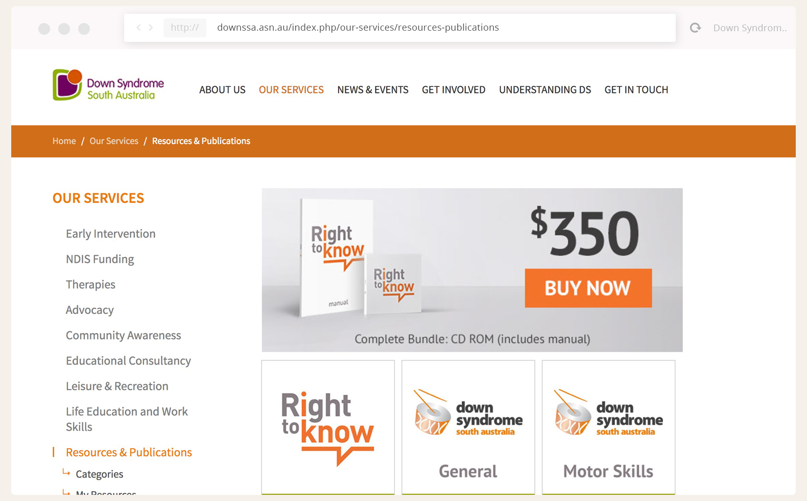Down Syndrome SA - Resources
