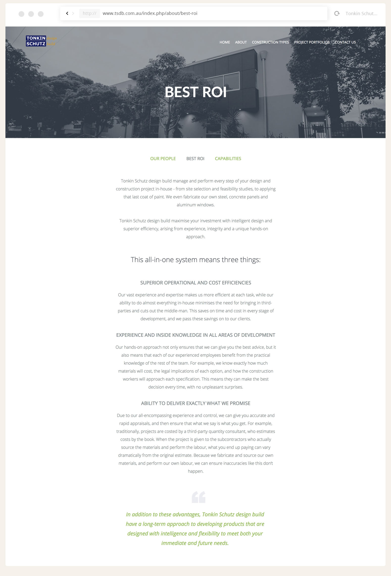 Tonkin Schutz - Best ROI